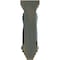 Ekena Millwork 3 3/8"W x 6 1/2"D x 10 1/2"H Boston Traditional Scroll Wood Vintage Decor Corbel, Driftwood Blue CORWD03X06X10TSBU - alternate 3